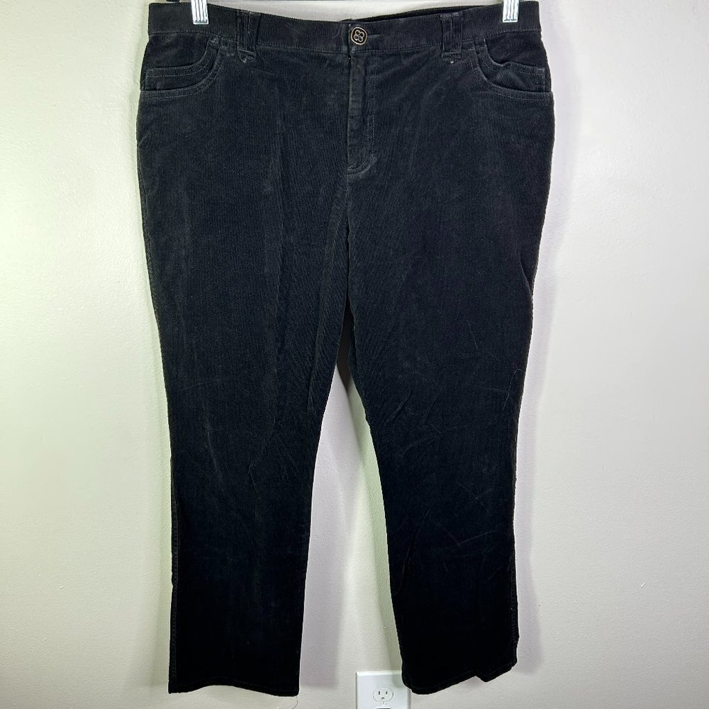 Tribal Women's Extensible-Stretch Black Pants Size 16P